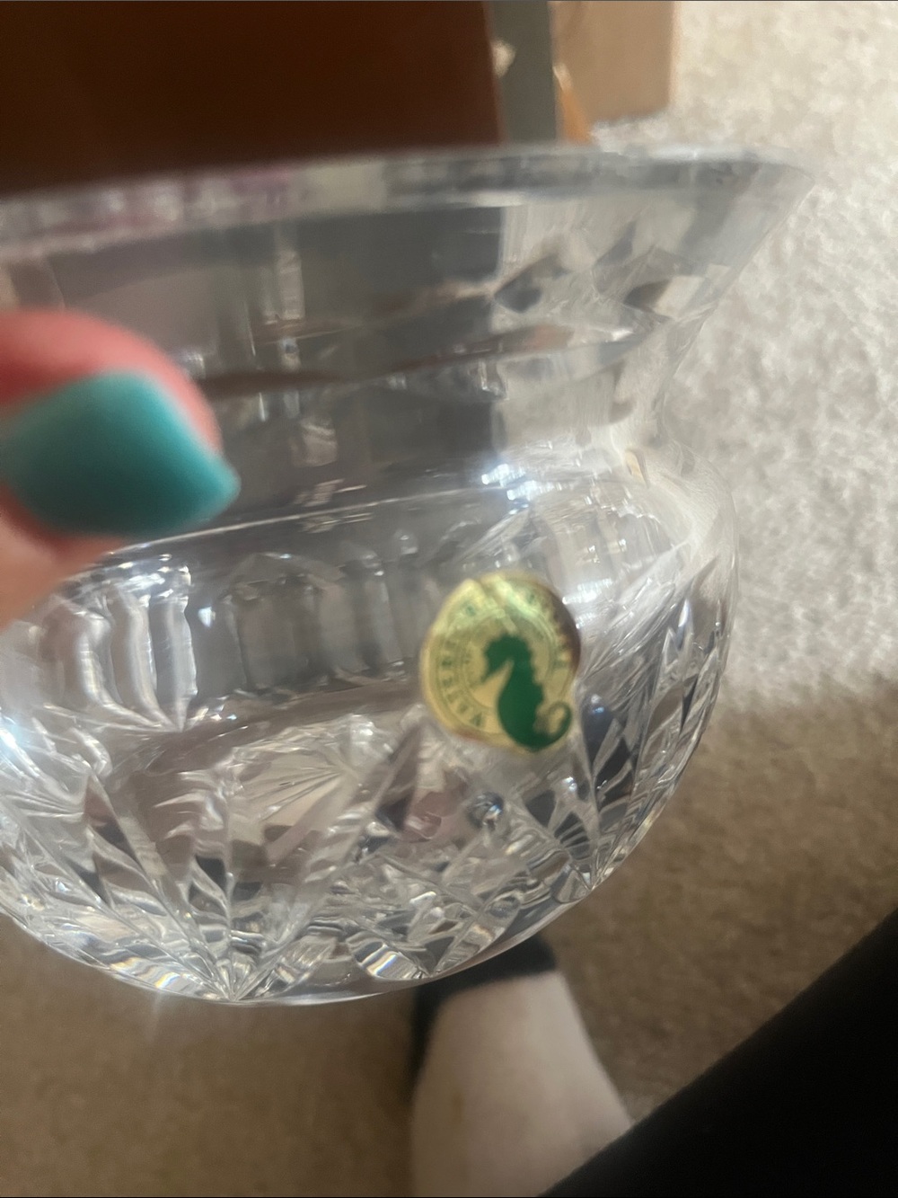 Waterford Clear Crystal Cut Glass Vase - Picture 5 of 5